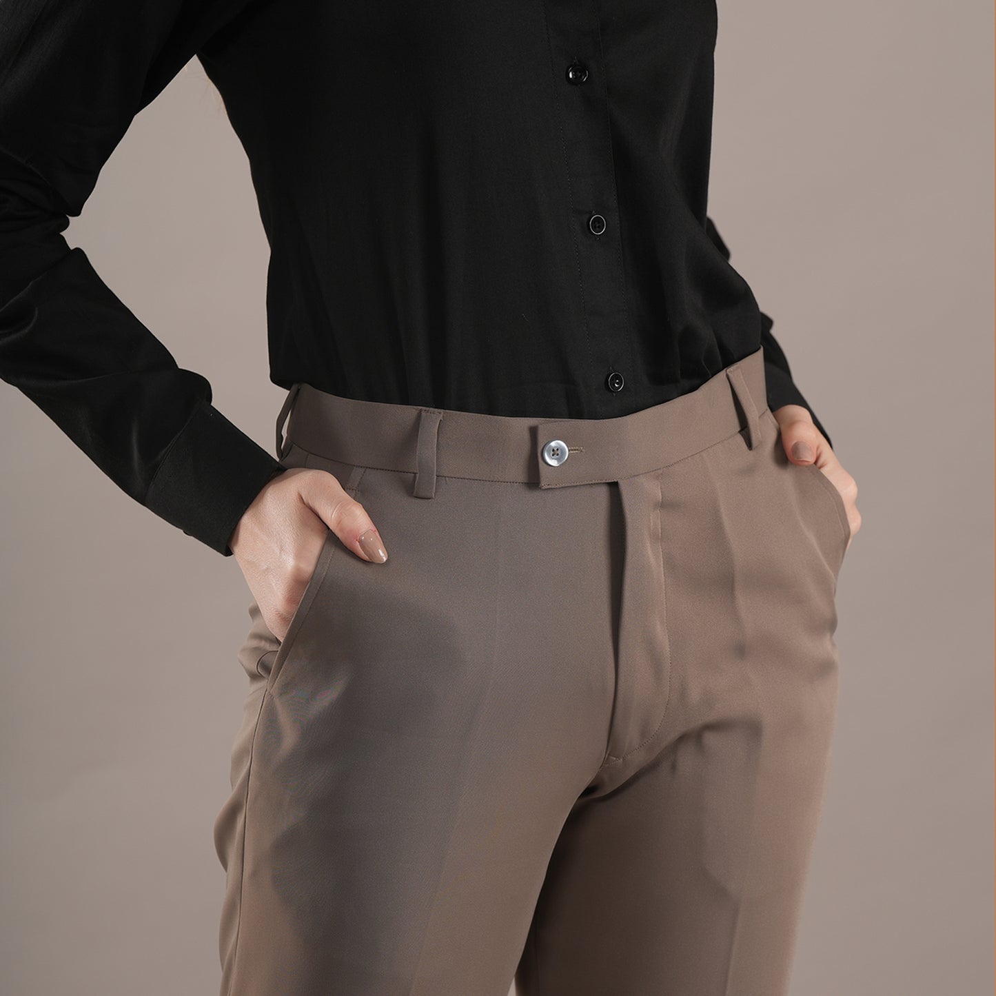 Noir Whisper – Women’s Tailored Shirt by Stylus Aeternum