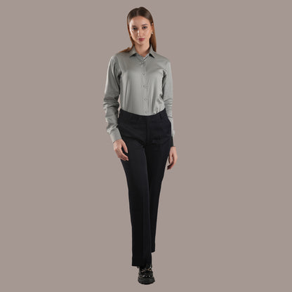 Cloud Sage – Women’s Tailored Shirt by Stylus Aeternum