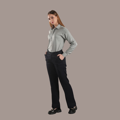 Cloud Sage – Women’s Tailored Shirt by Stylus Aeternum