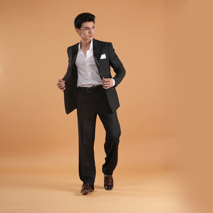 Noir Prestige – Single-Breasted Tuxedo Suit by Stylus Aeternum