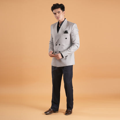 Lunar Legacy – Double-Breasted Suit by Stylus Aeternum