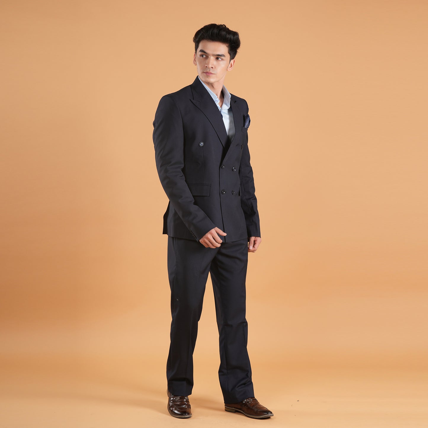 Midnight Authority – Double-Breasted Suit by Stylus Aeternum